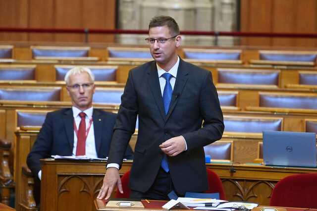 Gulyás Gergely, a Miniszterelnökséget vezető miniszter