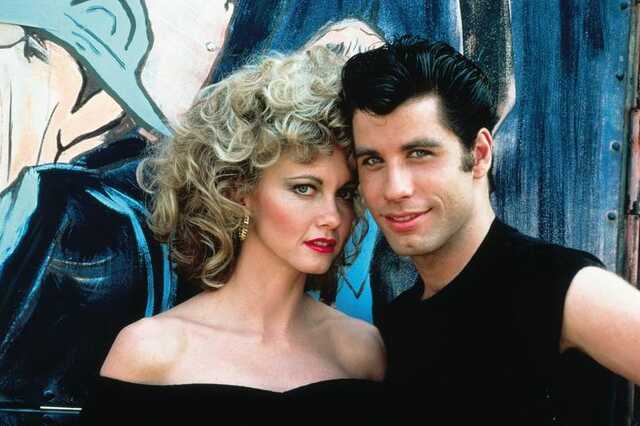 Olivia Newton-John és John Travolta a Grease című filmben