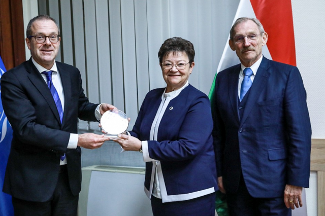 Müller Cecília WHO kitüntetés