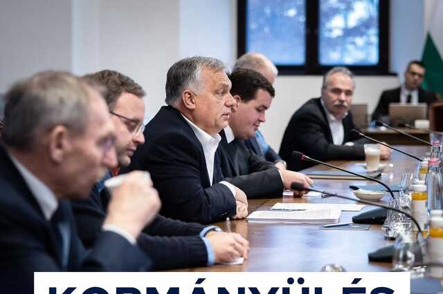 Orbán Viktor - kormányülés