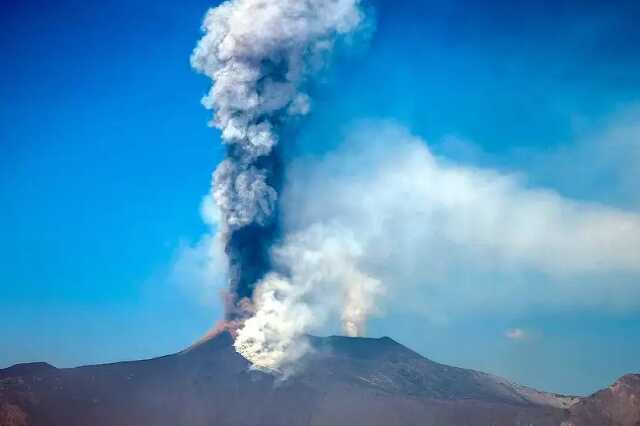 Semeru vulkán