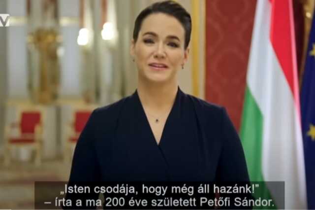 Novák Katalin - újévi köszöntő