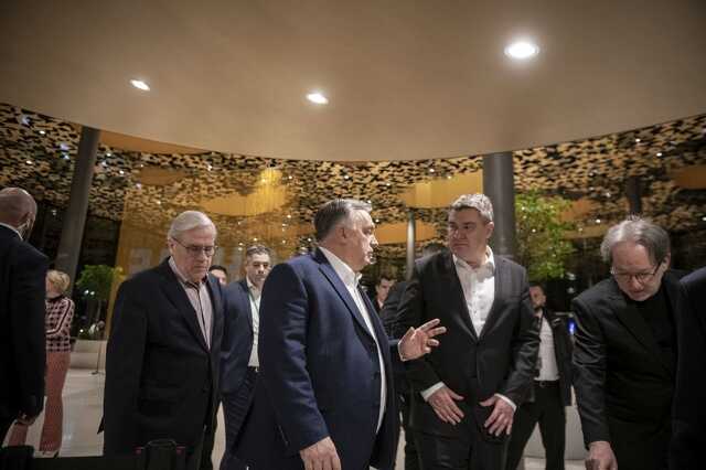 Orbán Viktor és a horvát államfő