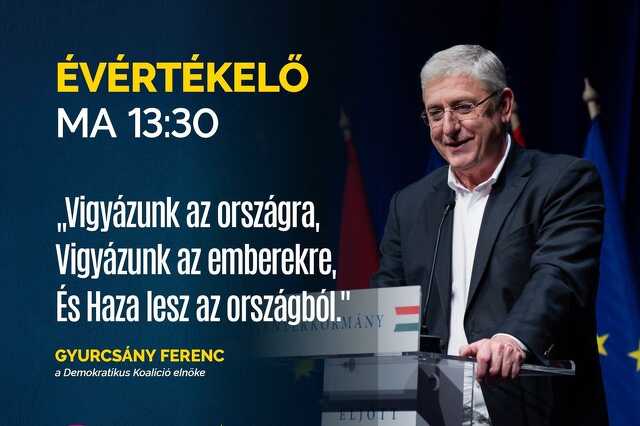 Gyurcsány évértékelő