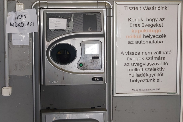 Üvegvisszaváltás Szombathelyen