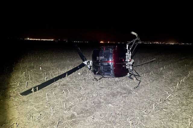 Lezuhant egy helikopter