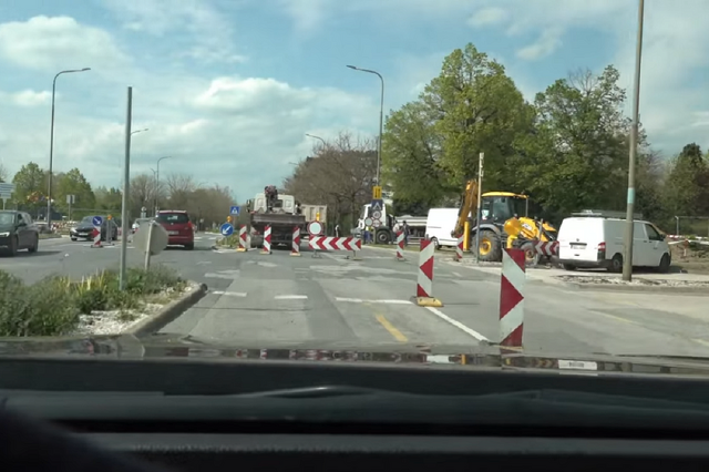 Szombathely felújított és folyamatban lévő útjai