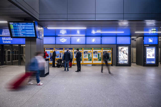Utascentrum a Keleti pályaudvaron