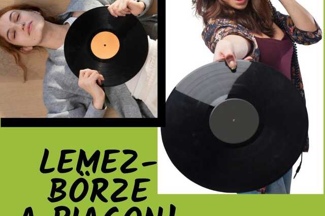 Lemezbörze a szombathelyi piacon