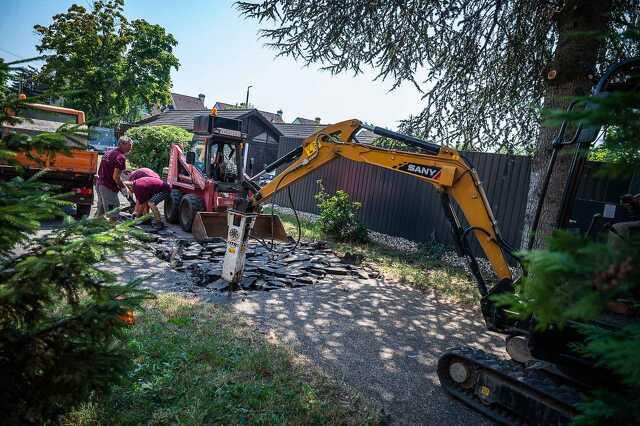 Hamarosan elkészül a Stromfeld járda utoldó