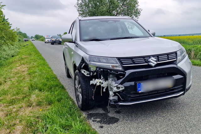 Őzbak ugrott egy Suzuki elé Szentpéterfa közelében