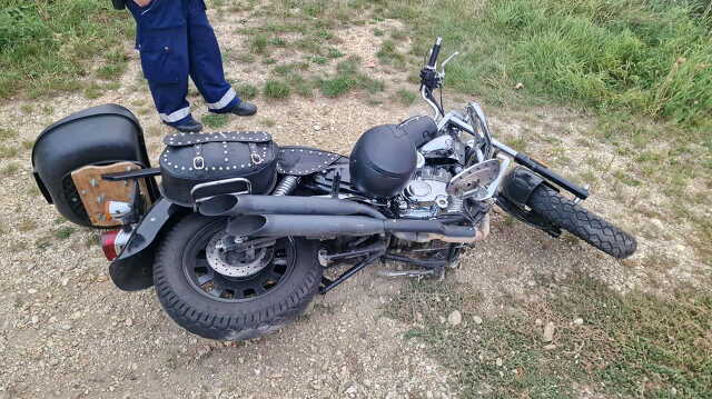 Szarvas miatt eshetett el egy férfi Keeway motorral Szombathely közelében
