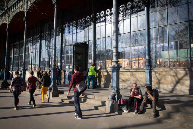 Nyugati pályaudvar a felszínen és a felszín alatt