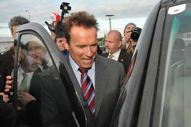 Arnold Schwarzenegger Güssingben - Megújuló energiákat népszerűsít az ex-Terminátor