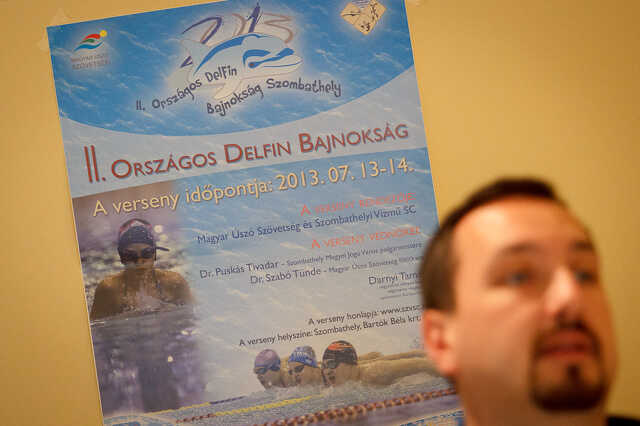 Országos Delfin Úszó Bajnokság sajtótájékoztató