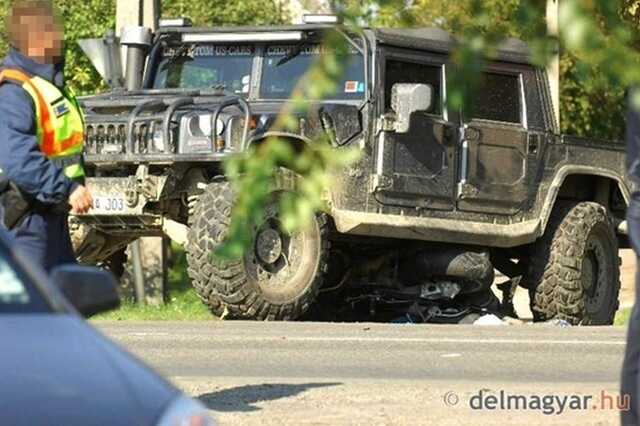 Hummer gázolás