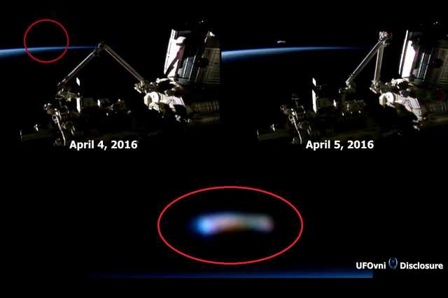 UFO a nemzetközi űrállomás felvételén