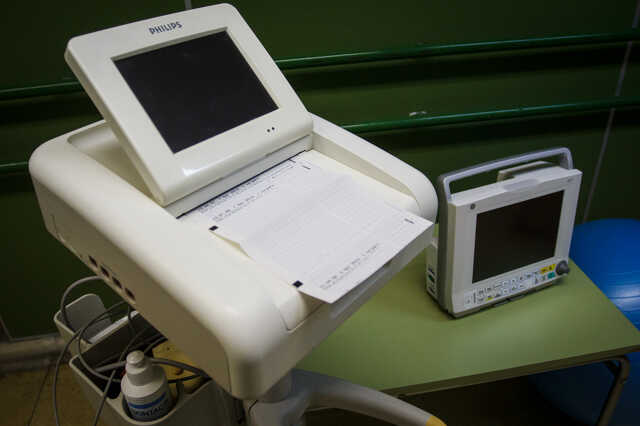 Cardiotocograph és betegőrző monitor ünnepélyes átadása a kórházban