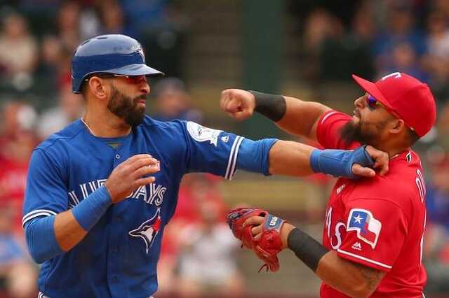 Rougned Odor + Jose Bautista