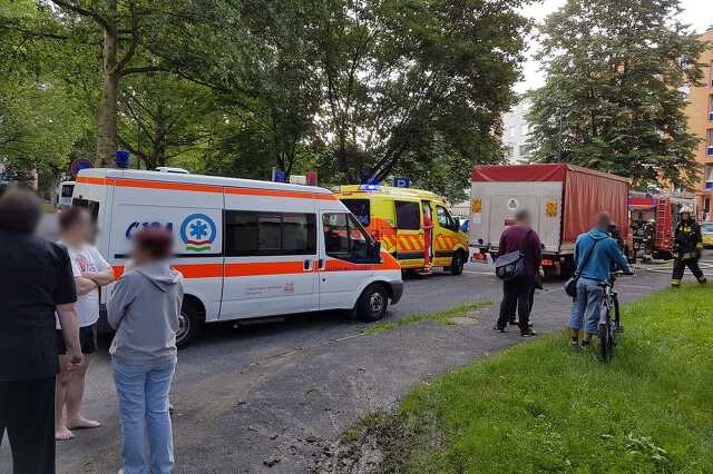 Kigyulladt lakás a Váci Mihály utcában