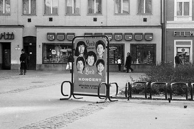 Lord koncert reklám '86-ban a szombathelyi Fő téren