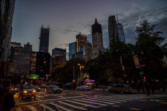 Igy nyugszik le a nap New York-ban
