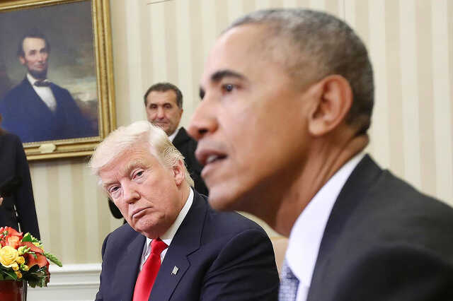 Trump és Obama, Obama és Trump