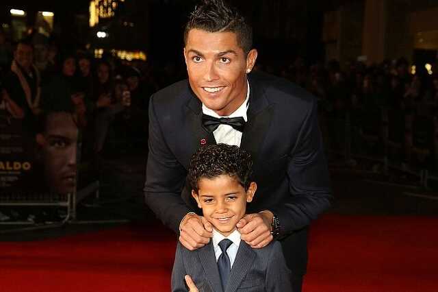 Cristiano Ronaldo és Cristiano Jr.