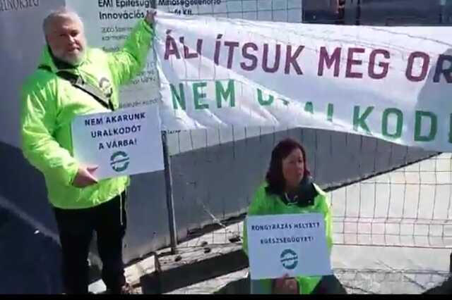 Nem akarunk több uralkodót a várba!