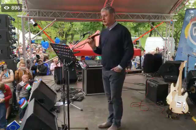 Gyurcsány Ferenc a DK majálisán