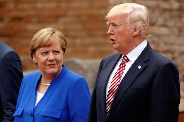 Angela Merkel és Donald Trump