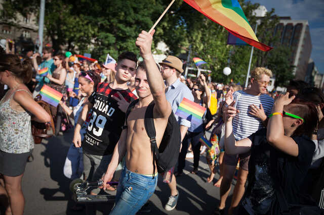 A 2017-es Budapest Pride felvonulás a fővárosban