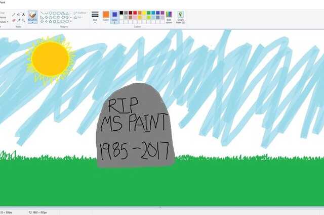 MS Paint RIP