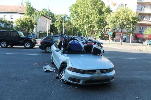 Baleset Budapesten