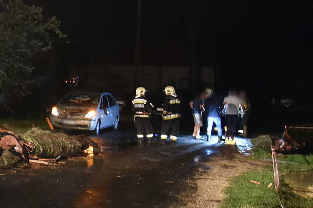 Megyeszerte pusztított a vihar