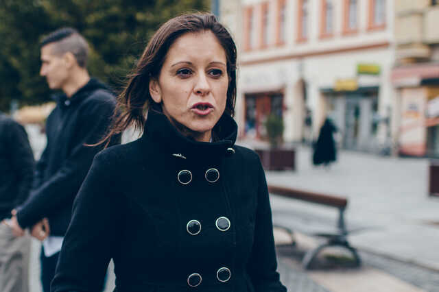 Szél Bernadett sajtótájékoztatója Szombathelyen