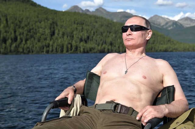 Vlagyimir Putyin nyaral