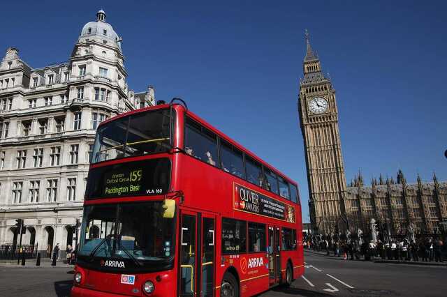 Emeletes busz Londonban