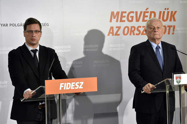 A Fidesz-KDNP frakcióülése Visegrádon