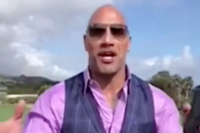 Dwayne Johnson a miskolci gimnazistáknak küldött videójban