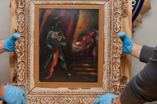 Chagall - Othello és Desdemona