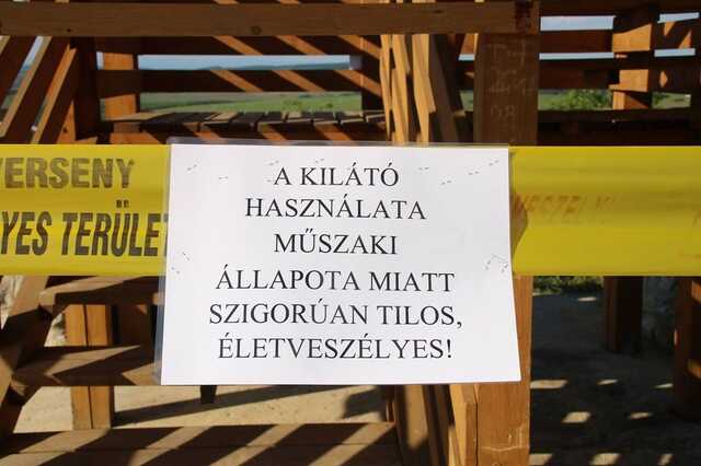 Életveszélyes a Begyeleg kilátó