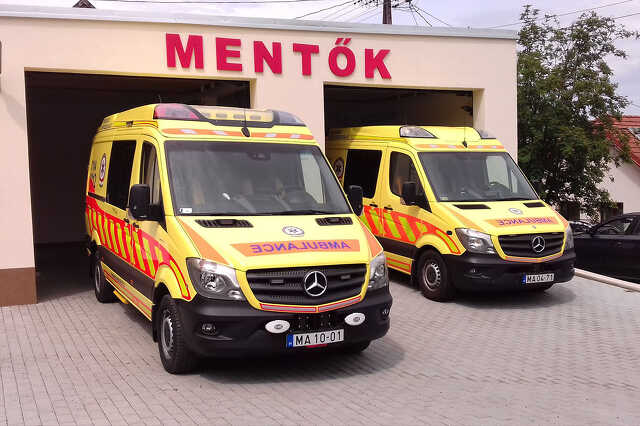 A kőszegi mentőállomás új autója