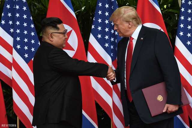 Kim Dzsongun és Donald Trump