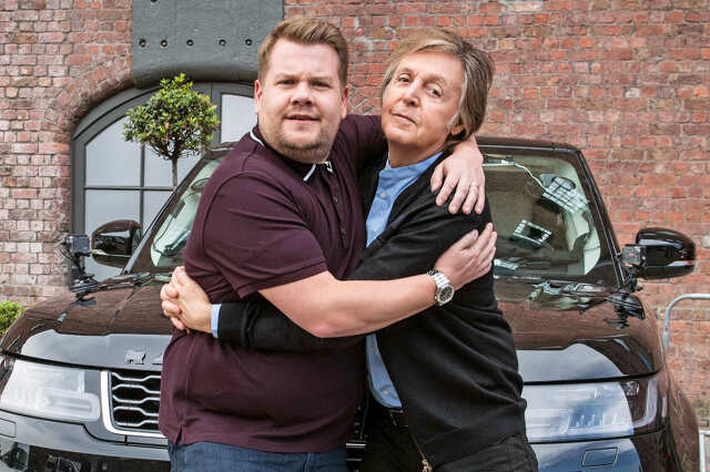 James Corden és Paul McCartney