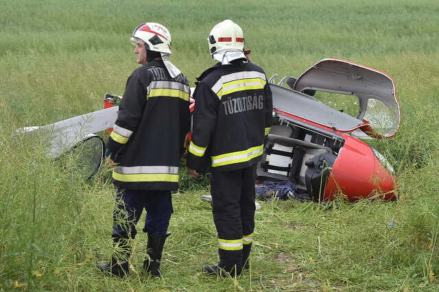 Girokopter zuhant le Sárvár közelében
