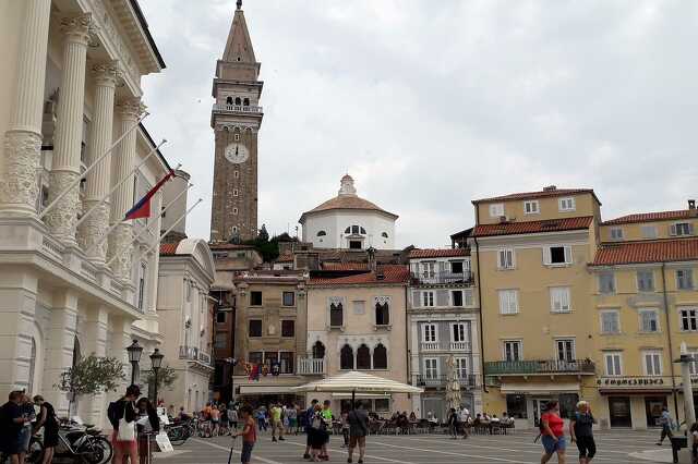 Piran - Bebarangoltuk a szlovén tengerpartot