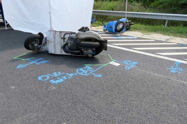 Halálos motorosbaleset Hévíznél