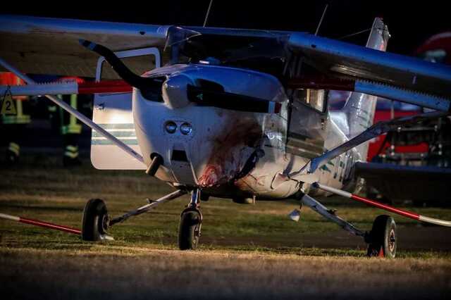 Várakozók közé zuhant egy Cessna