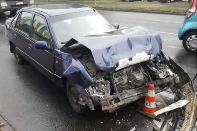 Ittas sofőr balesete Szombathelyen